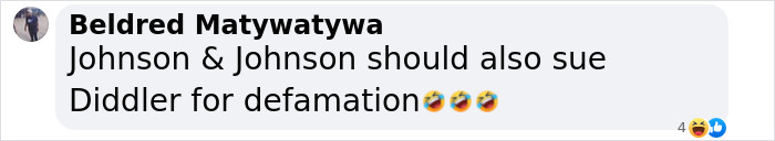 Screenshot of a social media comment mentioning Diddler and defamation related to the Diddy trial and Miami mansion raid.