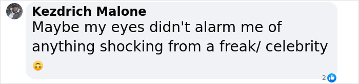 Comment by Kezdrich Malone discussing shock and freak celebrity items related to Diddy trial reveals in Miami mansion raid.