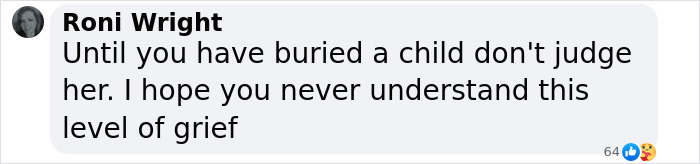 Alt text: Facebook comment expressing grief and urging empathy after a mom's 13-year-old son took his own life. Alt text: Facebook comment expressing grief and urging empathy after a mom's 13-year-old son took his own life.
