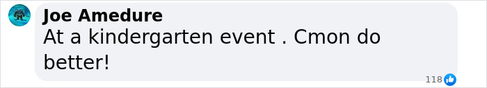 Comment on a kindergarten event expressing disappointment, highlighting the traumatic brawl between parents during the graduation.