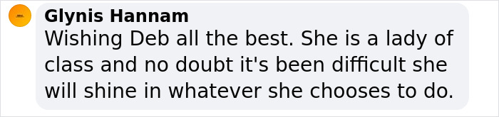 Comment from Glynis Hannam expressing support for the aging wife amid Hugh Jackman’s divorce news. Comment from Glynis Hannam expressing support for the aging wife amid Hugh Jackman’s divorce news.