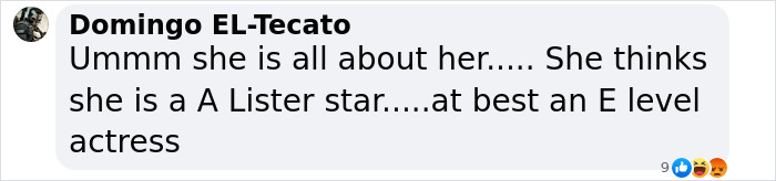 Comment on Meghan Markle's Montecito neighbor claims, expressing doubt about her star status and acting level.