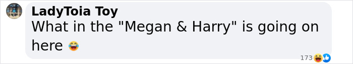 Image of a social media comment discussing the Megan and Harry situation, related to David Beckham narcissistic claims.