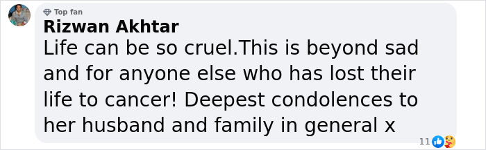 Fan Rizwan Akhtar expressing condolences over the passing of 25-year-old pro boxer Georgia O&rsquo;Connor.
