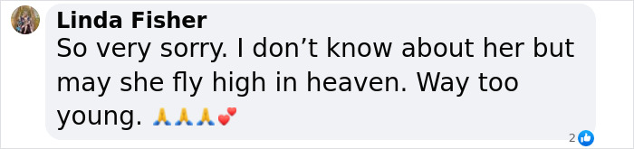 Comment expressing condolences for the passing of 25-year-old pro boxer Georgia O&rsquo;Connor, saying she was too young.