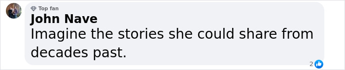 Comment by John Nave with a top fan badge sharing thoughts on stories from decades past about oldest human.