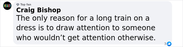 Commenter Craig Bishop discussing dress train controversy related to Halle Berry and Cannes' new dress code enforcement. Commenter Craig Bishop discussing dress train controversy related to Halle Berry and Cannes' new dress code enforcement.