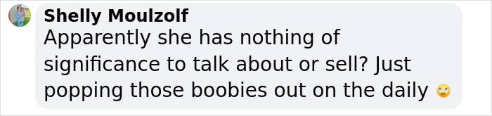 Fan comment expressing concern over Kylie Jenner's photo in a low-cut dress sparking reactions online.