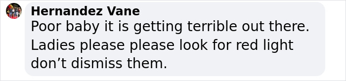 Comment on social media post warning about dangers highlighted by toddler found covered in blood after influencer slays mom incident.