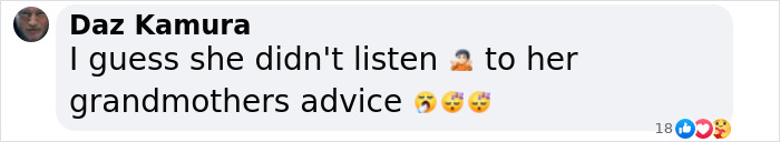 Screenshot of a social media comment by Daz Kamura reacting to a story about a 21-year-old woman jailed in a Dubai prison. Screenshot of a social media comment by Daz Kamura reacting to a story about a 21-year-old woman jailed in a Dubai prison.