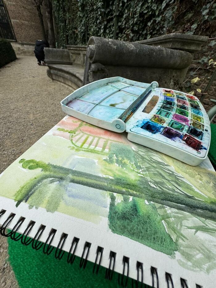 I Paint Watercolors In The Garden Of Rubens&rsquo; House In Antwerp, Here's My Dreamy Encounter With History
