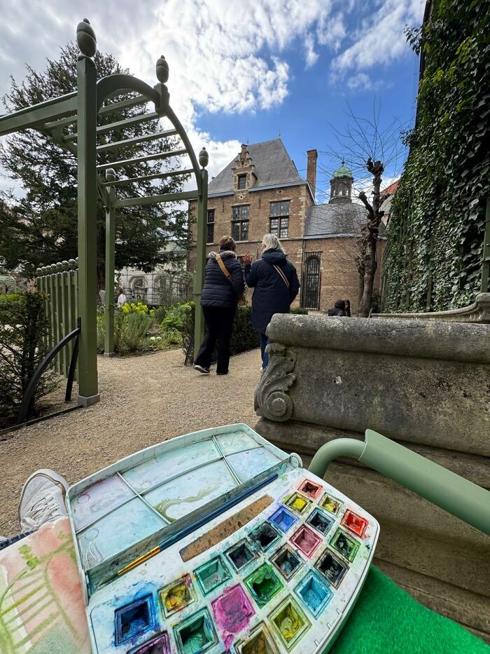 I Paint Watercolors In The Garden Of Rubens&rsquo; House In Antwerp, Here's My Dreamy Encounter With History