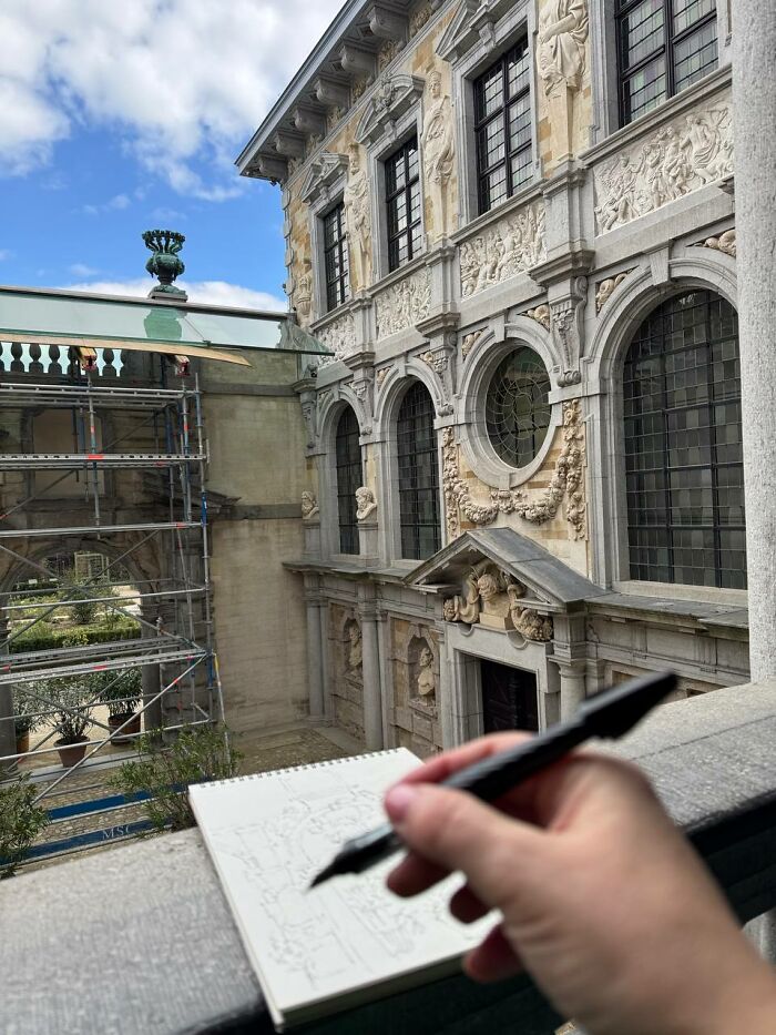 I Paint Watercolors In The Garden Of Rubens&rsquo; House In Antwerp, Here's My Dreamy Encounter With History