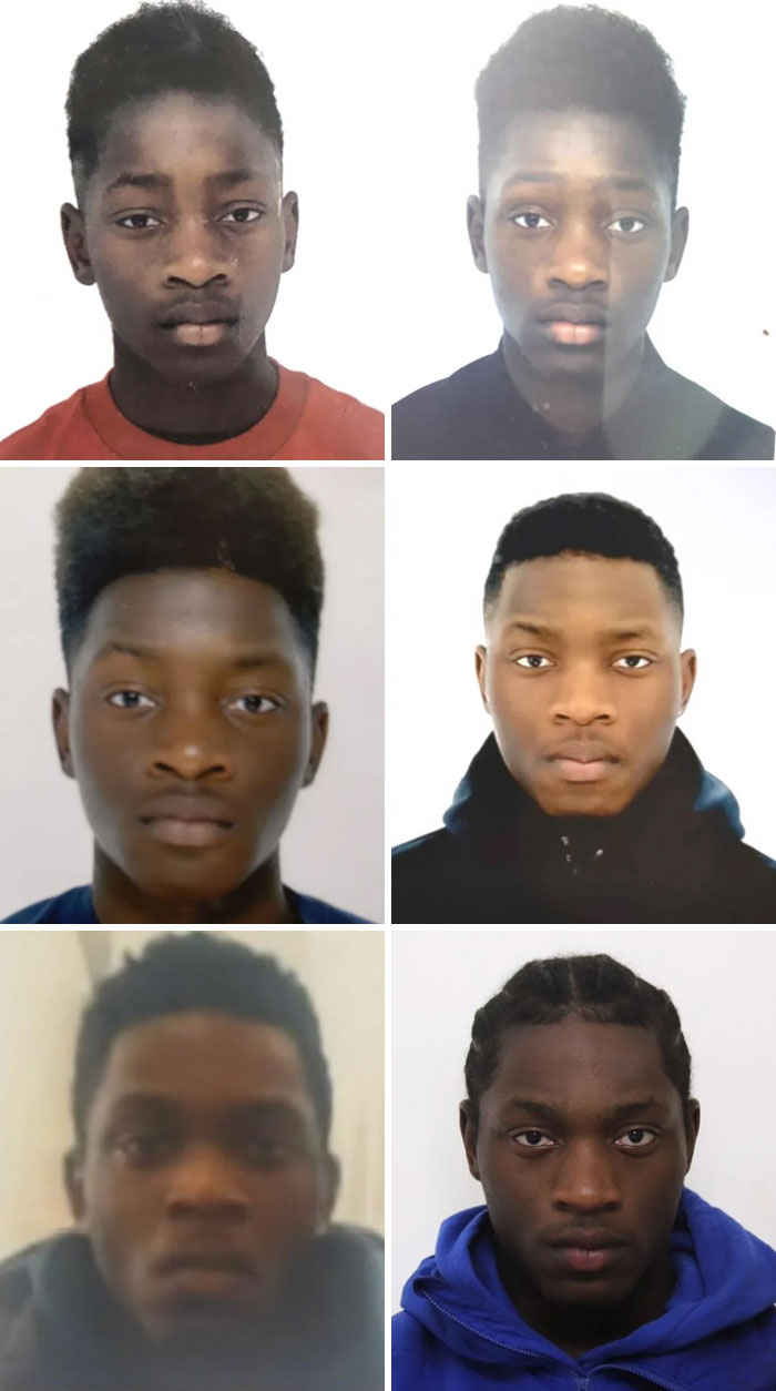 Six past and present pictures of the same man showing changes in appearance over the years.