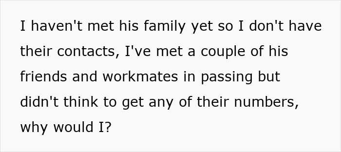 Text excerpt about a woman planning a vacation with her boyfriend who disappears the day before their flight.