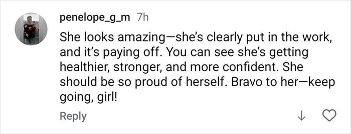 Comment praising Lizzo for showing off her body after hitting weight loss goal, highlighting her confidence and hard work. Comment praising Lizzo for showing off her body after hitting weight loss goal, highlighting her confidence and hard work.