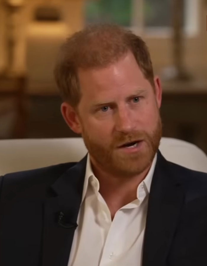 Prince Harry in a formal interview, addressing mental health concerns amid Meghan&rsquo;s message to King Charles and family crisis.