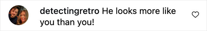 Comment reading He looks more like you than you from a social media post about Prison Break star Dominic Purcell&rsquo;s new look.