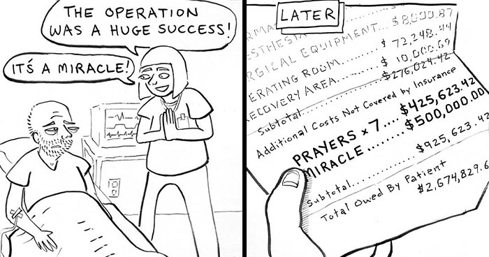 15 Darkly Funny Comics By Mark Brinker About The Many Ways Life Fights Back