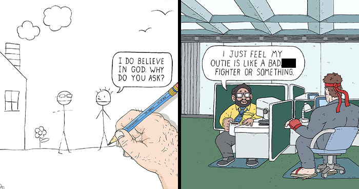 This Artist Makes Hilarious Comics Where Talking Bugs And Existential Dread Collide (35 Pics)