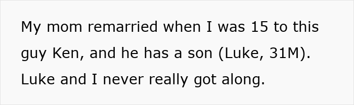 Text excerpt about a woman&rsquo;s family conflict involving refusing to give away her dad&rsquo;s cabin to her struggling stepbrother.