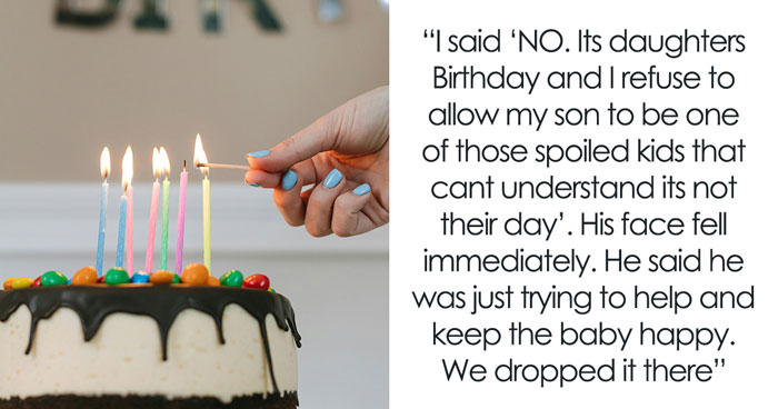 Wife Stops Husband From Letting Toddler Join In Sister’s Bash, Reminds Him It’s Not About Him