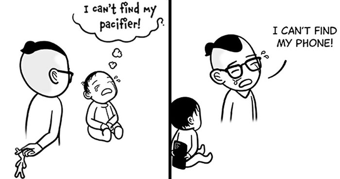 40 Relatable Comics That Explore This Artist’s Random Thoughts