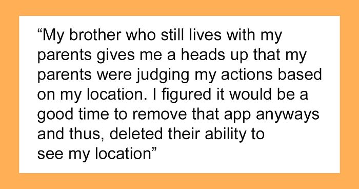 Husband Weirded Out Wife’s Parents Track Her Location, She Turns It Off And Causes Family Drama