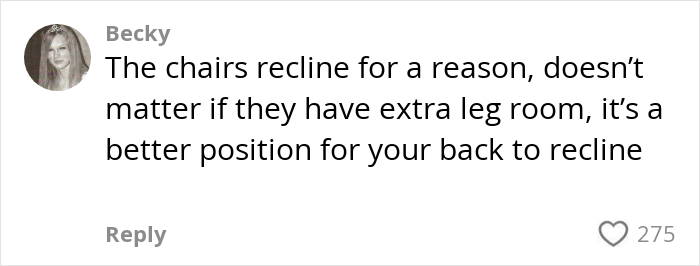 Alt text: Woman sharing opinion on plane passenger seating, sparking debate about passenger complaints and recline etiquette.