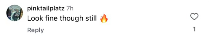 Comment on social media praising Kelly Osbourne's stunning transformation amid Ozempic and plastic surgery rumors.