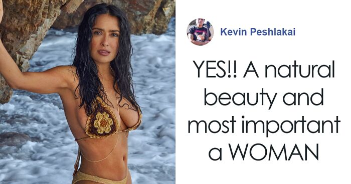 “Not Necessarily The Model Type”: Salma Hayek Strips Down For Sports Illustrated Swimsuit Cover