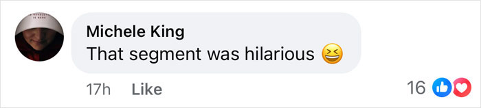 Screenshot of a social media comment praising a hilarious moment related to Scarlett Johansson and husband on SNL. Screenshot of a social media comment praising a hilarious moment related to Scarlett Johansson and husband on SNL.