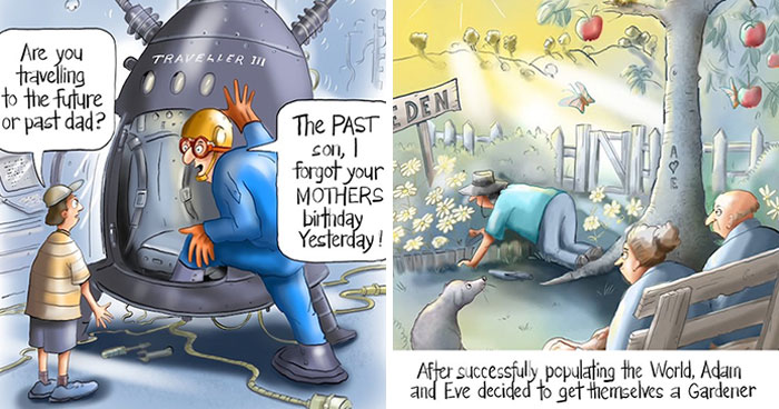 29 Surreal, Simple, And Strangely Relatable Cartoons By George Webster