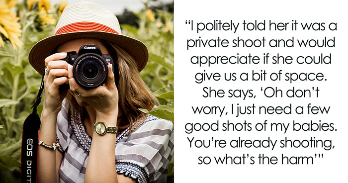 Random Woman Interrupts Paid Photo Session, Throws A Fit When Told Her Kids’ Pics Aren’t Free