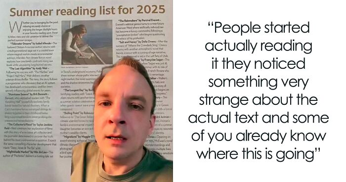 “The Thing We Were Worried About”: Author Notices Something Off With ‘2025 Summer Reading List’