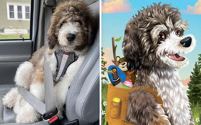 28 Times Pets Were Immortalized Exactly As Their Humans See Them, By Chris Beetow