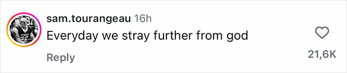 Screenshot of a social media comment reacting to Sydney Sweeney launching soap with her own bath water, sparking online debate.