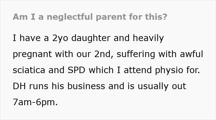 MIL Tries To Shame Pregnant DIL For “Neglecting” Toddler, Ends Up Getting Schooled By Her Own Son MIL Tries To Shame Pregnant DIL For “Neglecting” Toddler, Ends Up Getting Schooled By Her Own Son