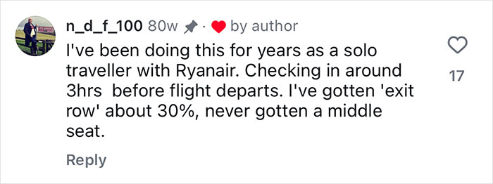 Comment from a travel expert sharing a top tip about timing check-in to get the best plane seat and avoid middle seats. Comment from a travel expert sharing a top tip about timing check-in to get the best plane seat and avoid middle seats.