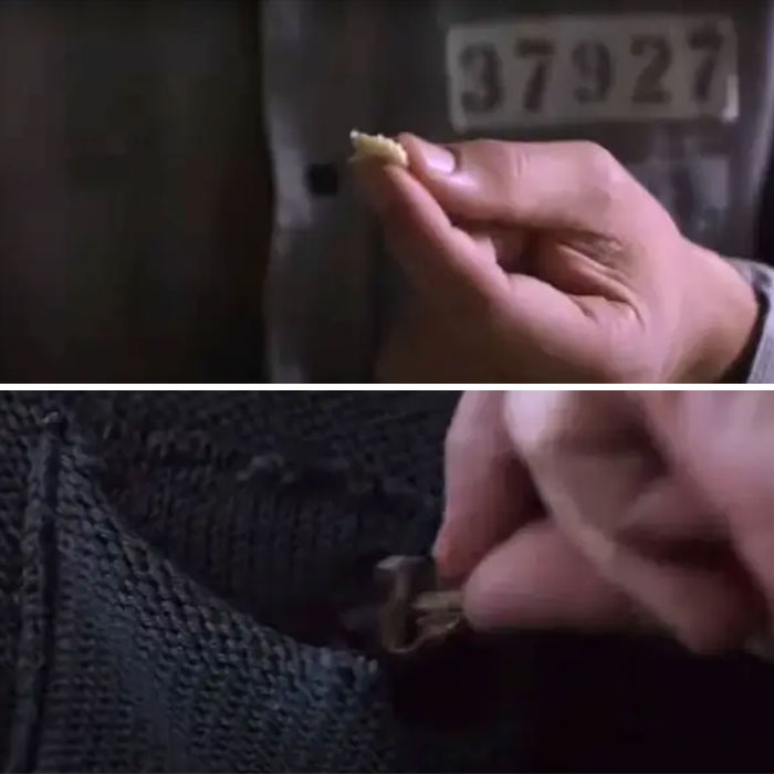 Close-up of hands holding small objects in a scene showcasing horrifying behind-the-scenes facts from movies and TV.