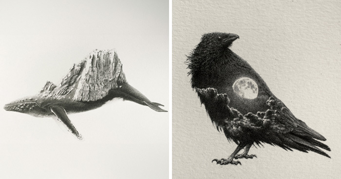 50 Graphite Drawings By Mateo Pizarro That Balance Surreal Beauty With Quiet Horror