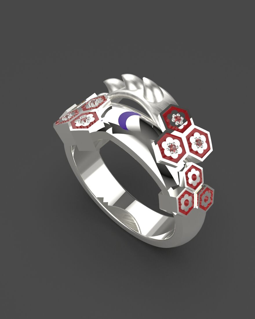 Geeky Conceptual Renders Of Jewelry Pieces I Made And Making Them In Real Life.