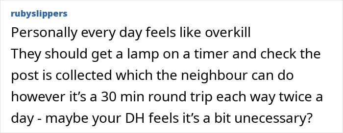 Text post discussing a husband refusing to help check on elderly parents’ home, calling it too much effort. Text post discussing a husband refusing to help check on elderly parents’ home, calling it too much effort.