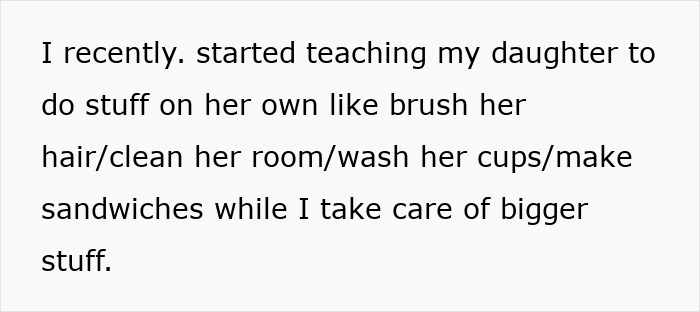 Dad teaches daughter to handle basic tasks like cleaning and cooking after wife&rsquo;s passing, sister calls it neglect.