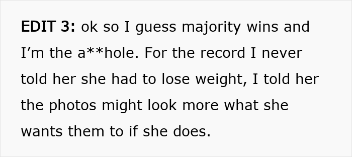 Husband Body Shames Wife Before Photo Shoot, Gets Wrecked For It Online Husband Body Shames Wife Before Photo Shoot, Gets Wrecked For It Online