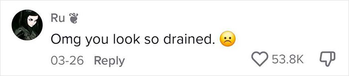 Social media comment showing concern with emoji, highlighting online reactions in husband wife mom controversy. Social media comment showing concern with emoji, highlighting online reactions in husband wife mom controversy.