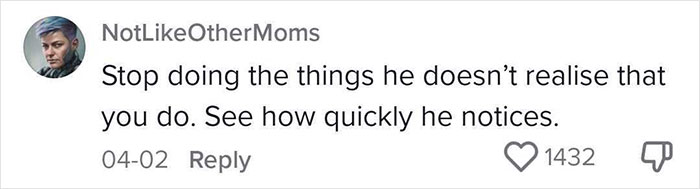 Comment on social media addressing husband saying wife is delusional and does nothing for his mom. Comment on social media addressing husband saying wife is delusional and does nothing for his mom.