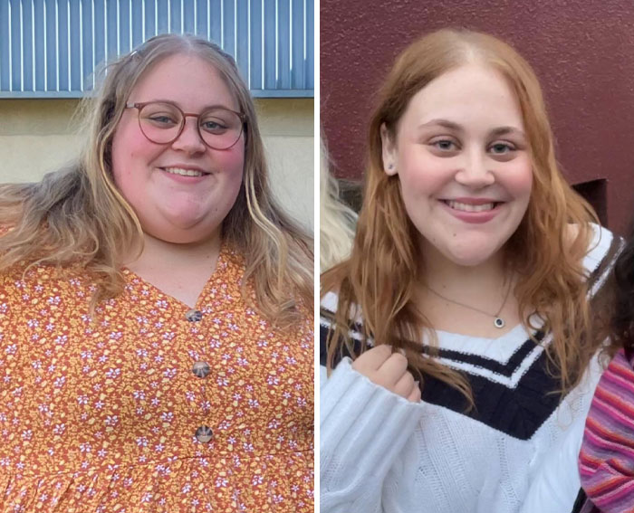 Before and after photos of women showing small appearance changes that made a big difference in their confidence and style.