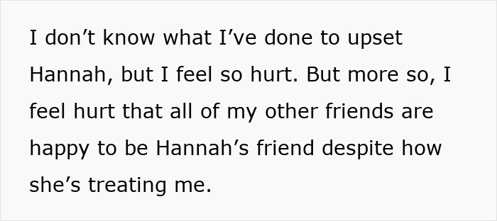 Text about friendship troubles and feeling hurt as one friend hates and others remain indifferent.