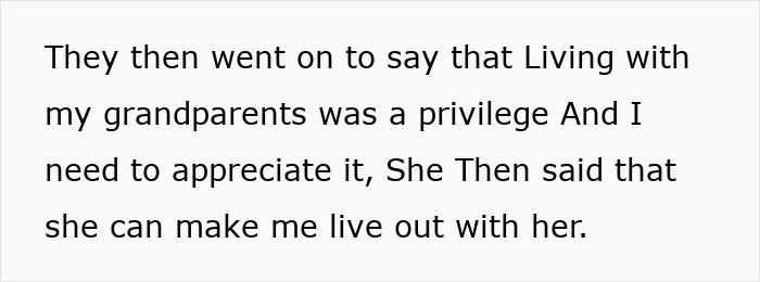 Text excerpt showing a teenage girl’s struggle to babysit step-siblings while living with grandparents. Text excerpt showing a teenage girl’s struggle to babysit step-siblings while living with grandparents.